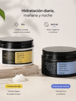 Crema hidratante día - noche